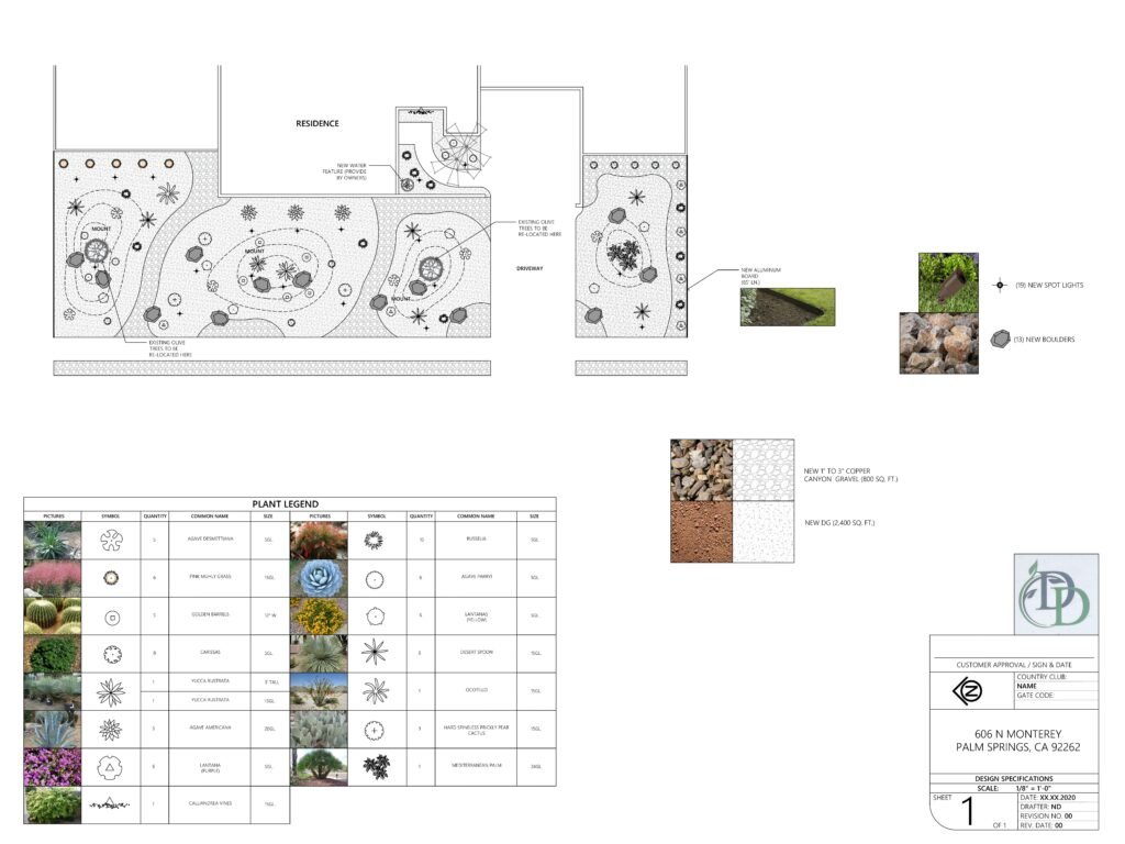 Palm Springs Desert Landscape Design